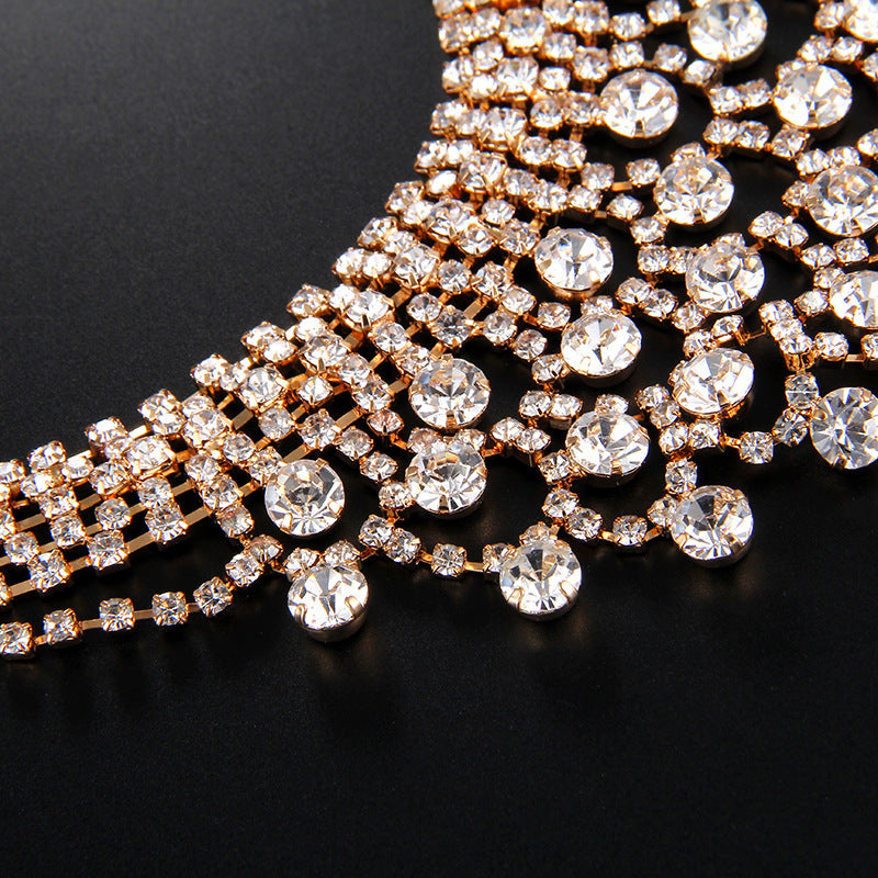 Ladies Fashion Personality High-end Diamond Necklace