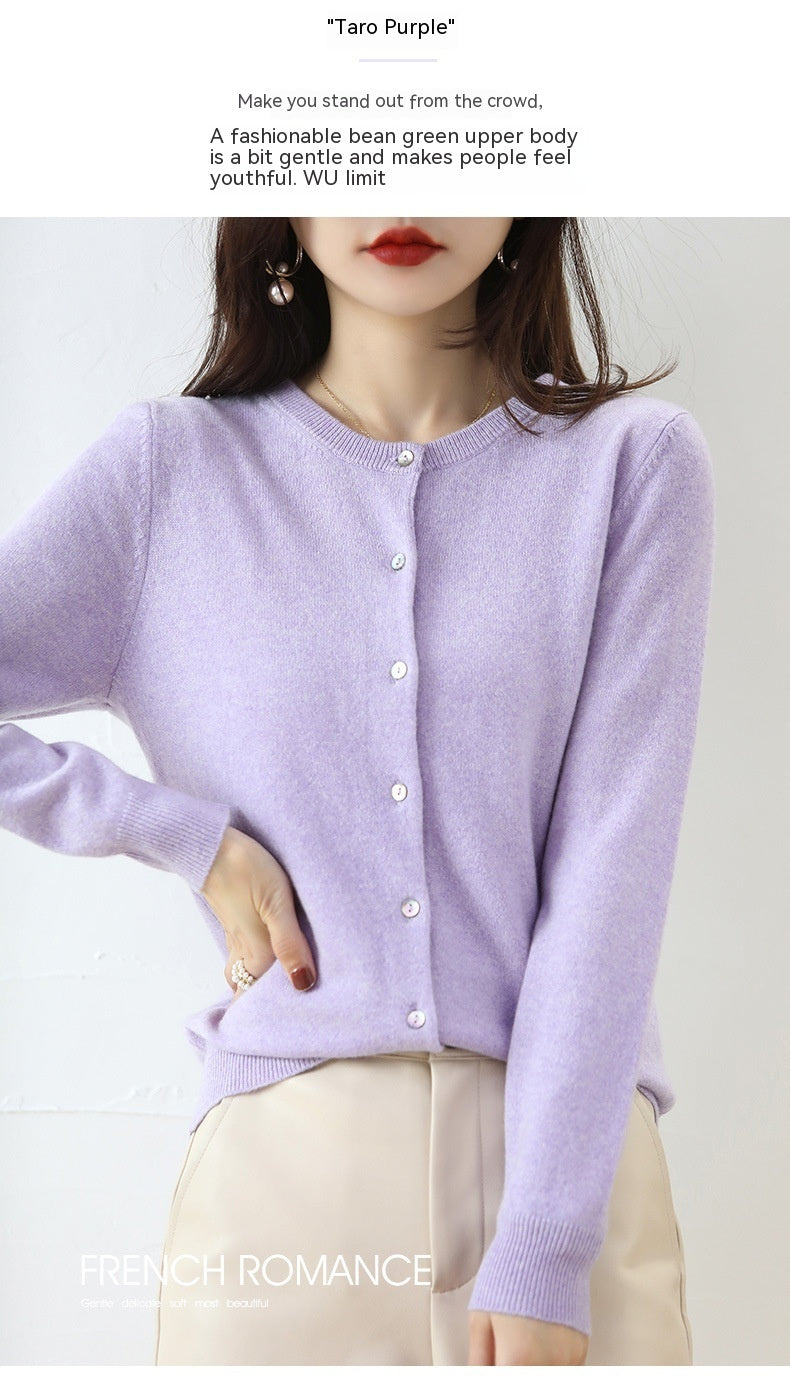 Women's Cardigan Sweater Coat Short Knitwear