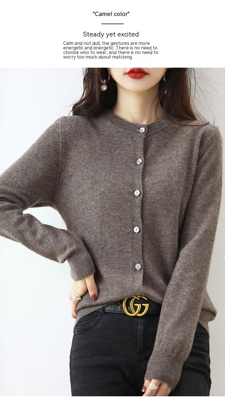 Women's Cardigan Sweater Coat Short Knitwear