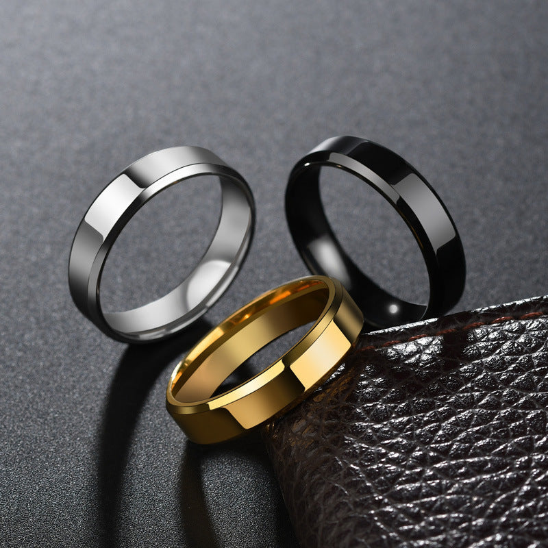 Niche Rings For Men And Women Stainless Steel Couple Rings