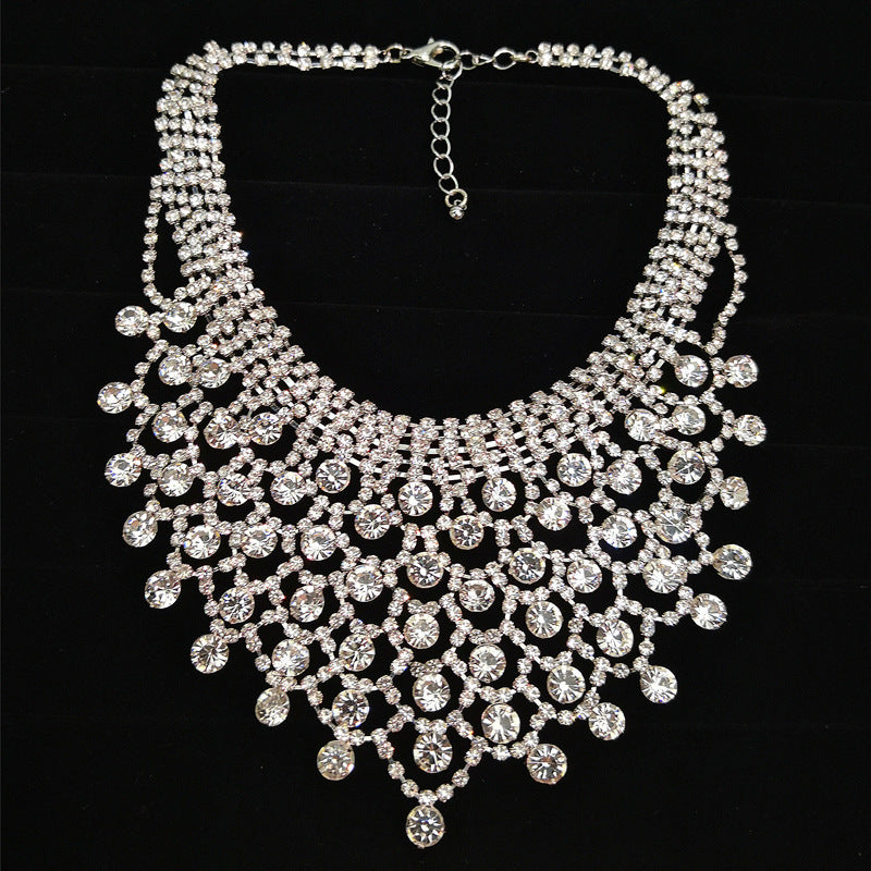 Ladies Fashion Personality High-end Diamond Necklace