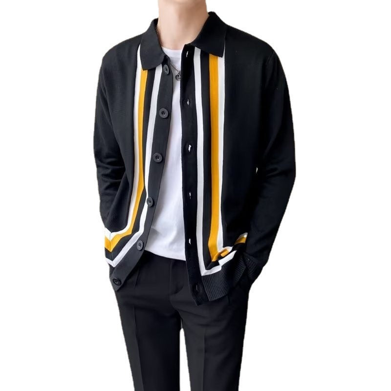 Early Autumn New Design Sense Cardigan Sweater Men