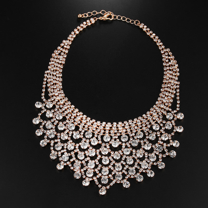 Ladies Fashion Personality High-end Diamond Necklace