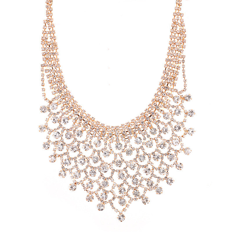 Ladies Fashion Personality High-end Diamond Necklace