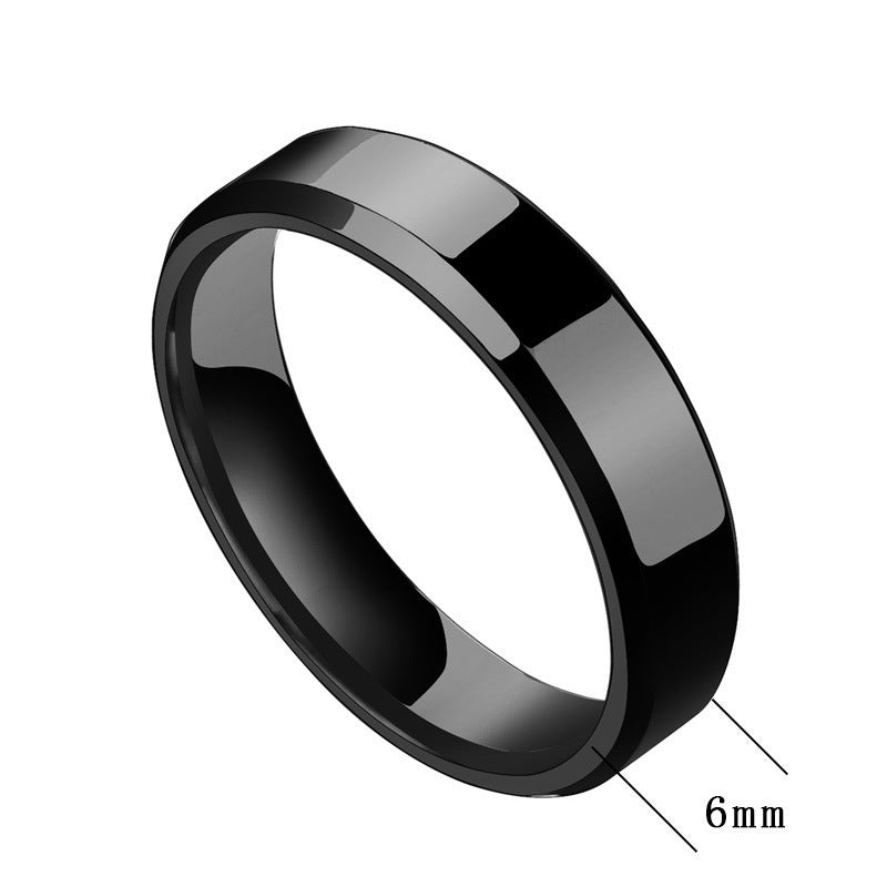 Niche Rings For Men And Women Stainless Steel Couple Rings