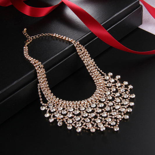 Ladies Fashion Personality High-end Diamond Necklace